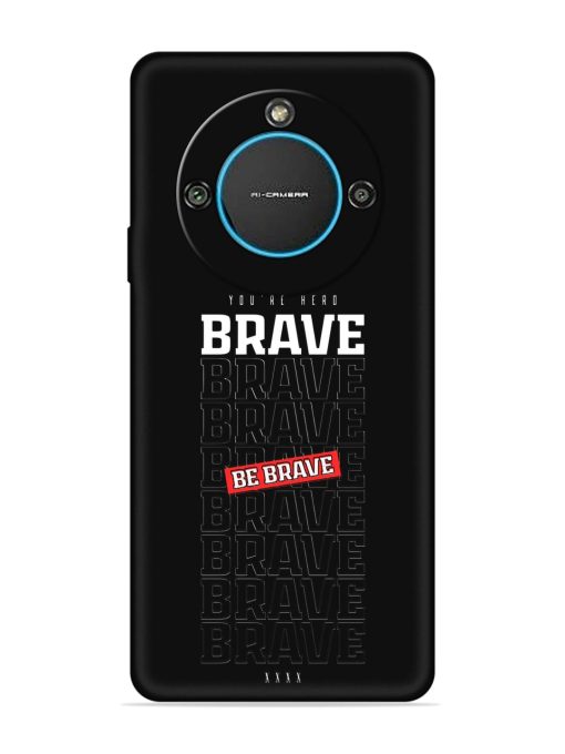 Be Brave Embossed Soft Silicone Case for Lava Blaze 2 (5G) Zapvi