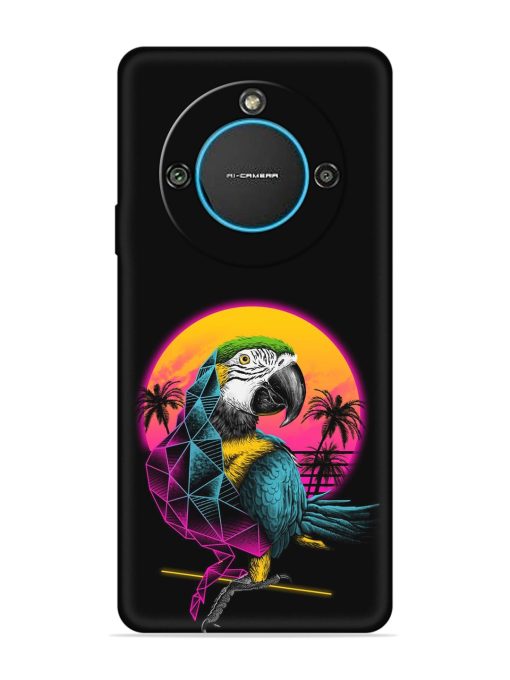 Rad Parrot Embossed Soft Silicone Case for Lava Blaze 2 (5G)