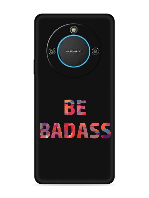 Be Badass Embossed Soft Silicone Case for Lava Blaze 2 (5G) Zapvi