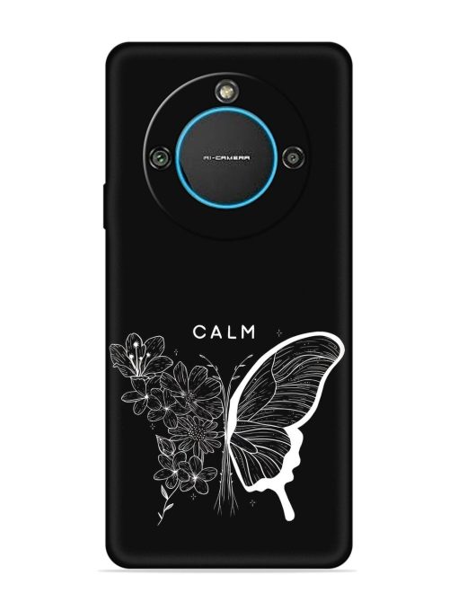 Calm Embossed Soft Silicone Case for Lava Blaze 2 (5G)