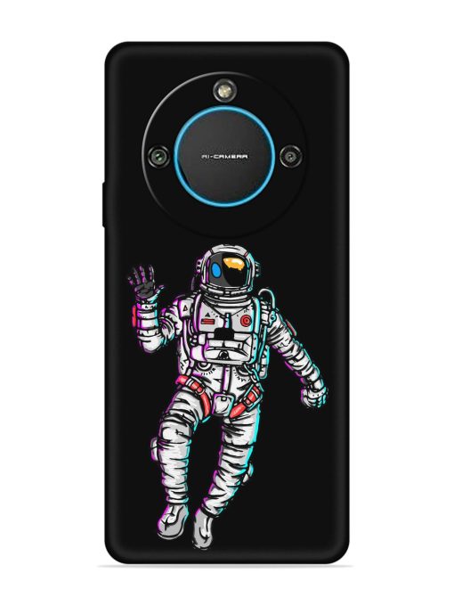 Spaceman Embossed Soft Silicone Case for Lava Blaze 2 (5G)