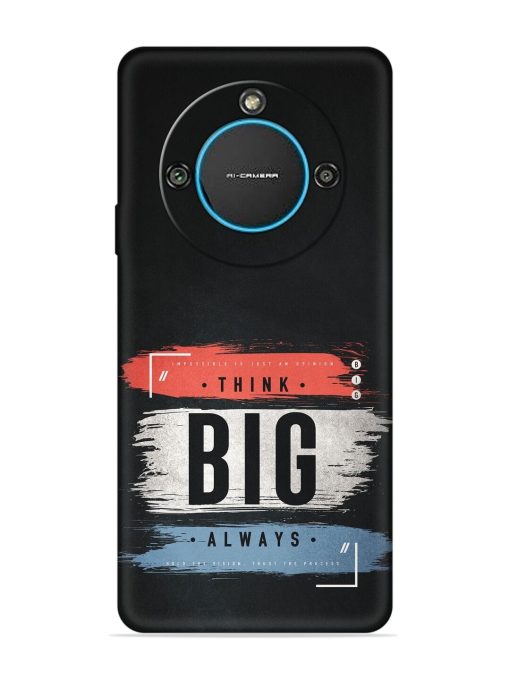 Think Big Always Embossed Soft Silicone Case for Lava Blaze 2 (5G) Zapvi