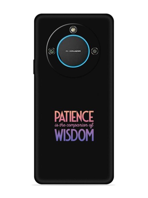 Patience Is The Embossed Soft Silicone Case for Lava Blaze 2 (5G) Zapvi