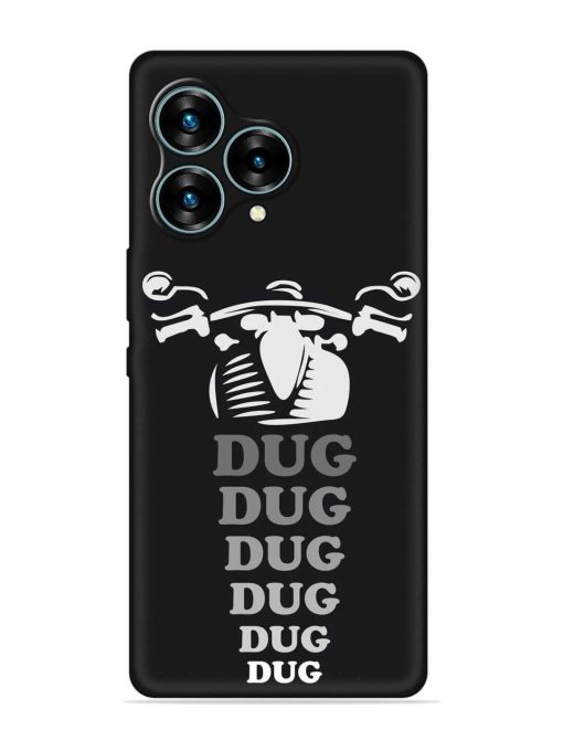 Dug Dug Dug Embossed Soft Silicone Case for Lava Blaze Curve (5G) Zapvi