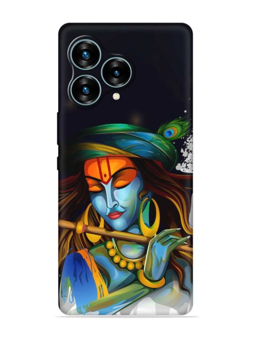 Krishna Art Embossed Soft Silicone Case for Lava Blaze Curve (5G) Zapvi