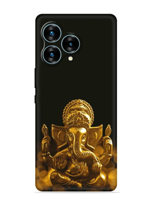 Lord Ganesha Indian Festival Embossed Soft Silicone Case for Lava Blaze Curve (5G) Zapvi