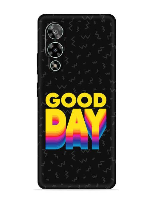 Good Day Embossed Soft Silicone Case for Lava Storm (5G) Zapvi