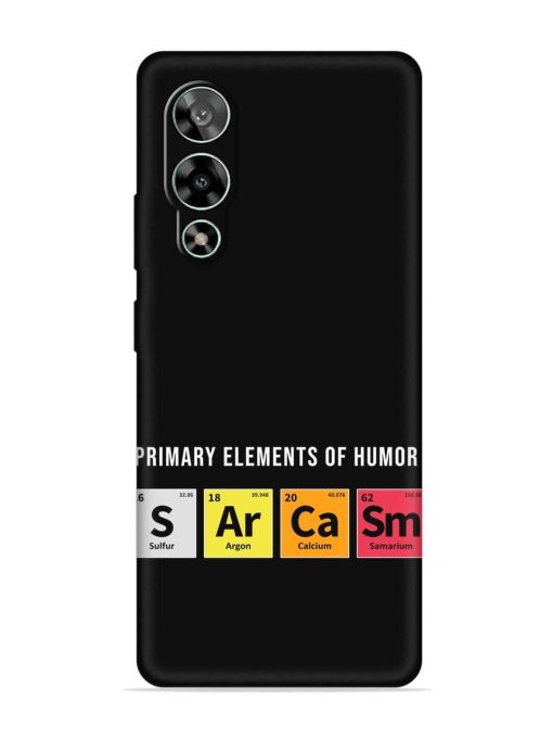 Primary Elements Humor Embossed Soft Silicone Case for Lava Storm (5G)