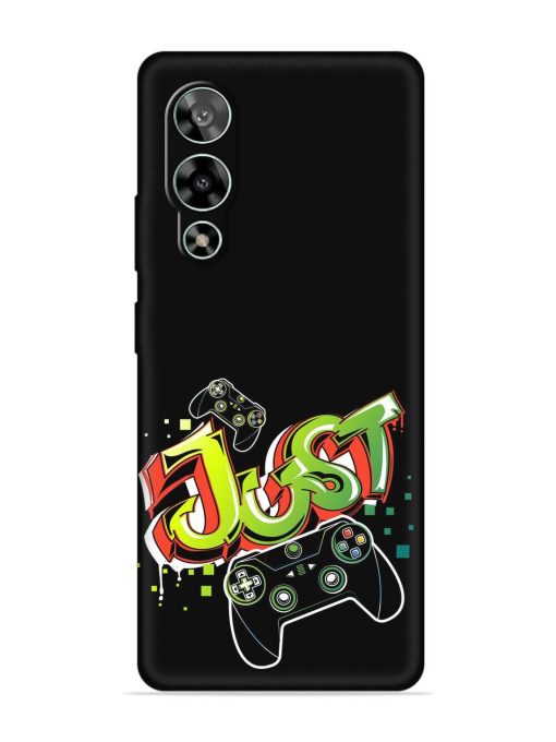 Graffiti Gamepad Illustration Embossed Soft Silicone Case for Lava Storm (5G)