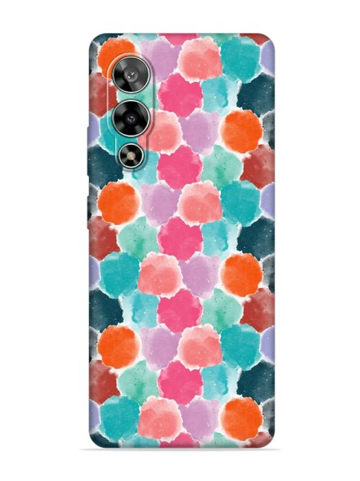 Colorful Seamless Pattern Embossed Soft Silicone Case for Lava Storm (5G) Zapvi