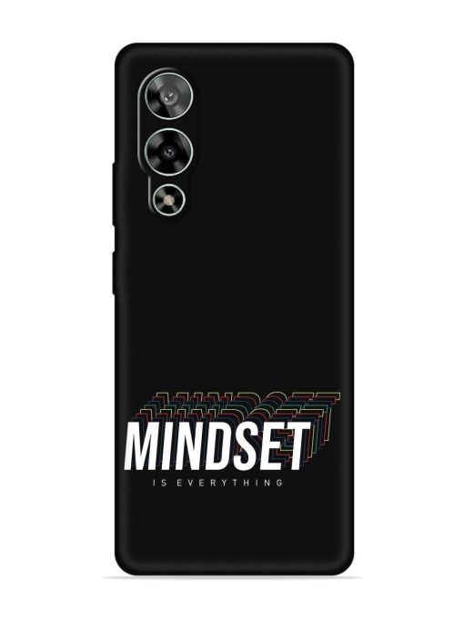 Mindset Everything Slogan Embossed Soft Silicone Case for Lava Storm (5G) Zapvi