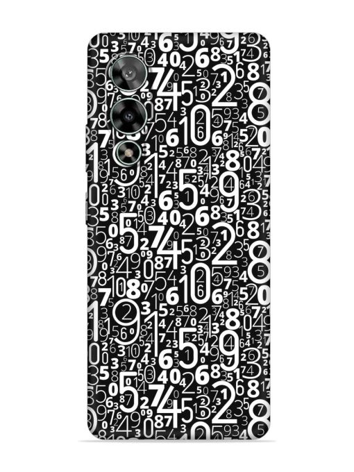 Many Numbers Different Embossed Soft Silicone Case for Lava Storm (5G) Zapvi