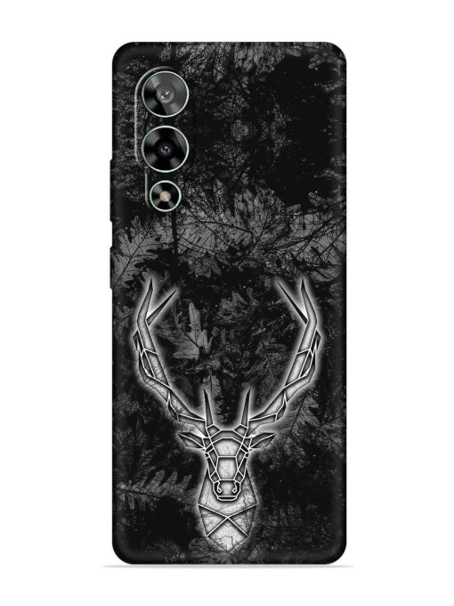 Ancient Deer Embossed Soft Silicone Case for Lava Storm (5G)