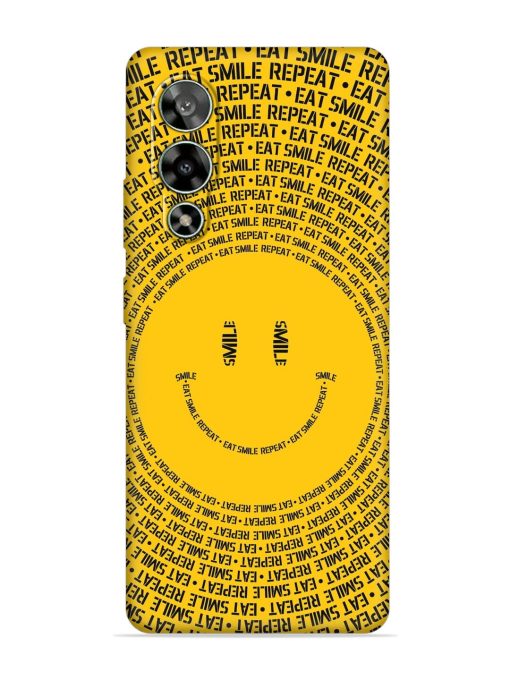 Smiley Embossed Soft Silicone Case for Lava Storm (5G) Zapvi