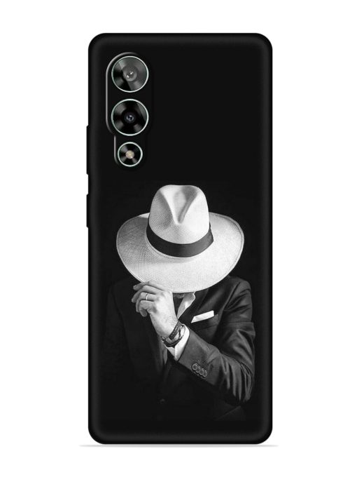 Men Under Hat Embossed Soft Silicone Case for Lava Storm (5G) Zapvi