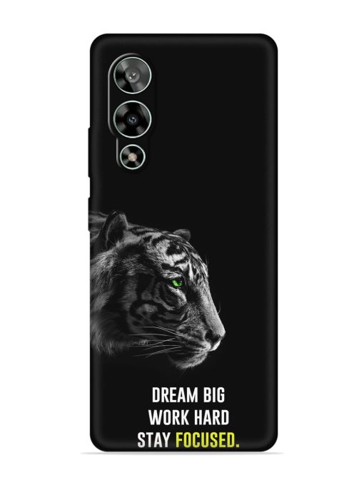 Dream Big Work Hard Embossed Soft Silicone Case for Lava Storm (5G) Zapvi