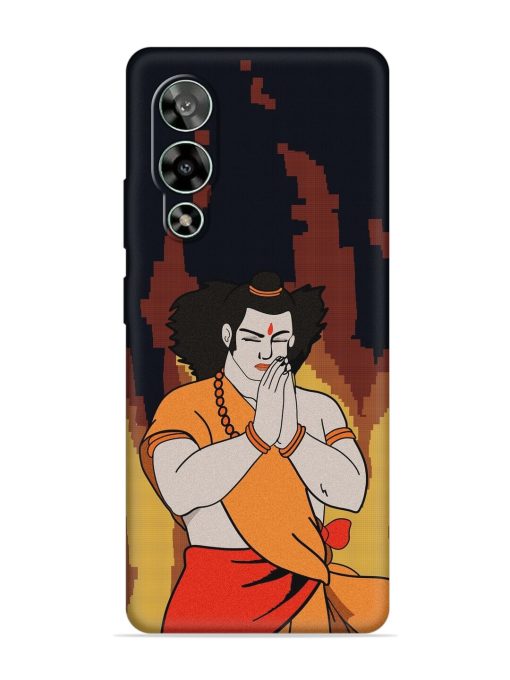 Shree Ram Vector Embossed Soft Silicone Case for Lava Storm (5G) Zapvi