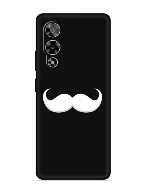 Mustache Vector Embossed Soft Silicone Case for Lava Storm (5G) Zapvi