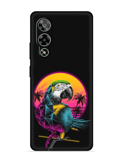 Rad Parrot Embossed Soft Silicone Case for Lava Storm (5G) Zapvi