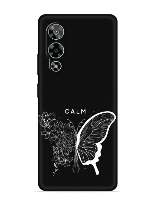 Calm Embossed Soft Silicone Case for Lava Storm (5G) Zapvi