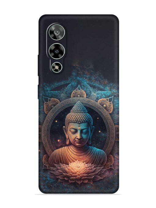 Gautam Buddha Embossed Soft Silicone Case for Lava Storm (5G) Zapvi