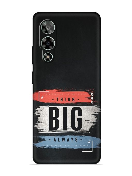 Think Big Always Embossed Soft Silicone Case for Lava Storm (5G)