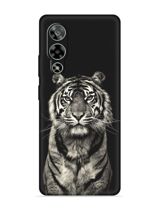 Tiger Art Embossed Soft Silicone Case for Lava Storm (5G) Zapvi