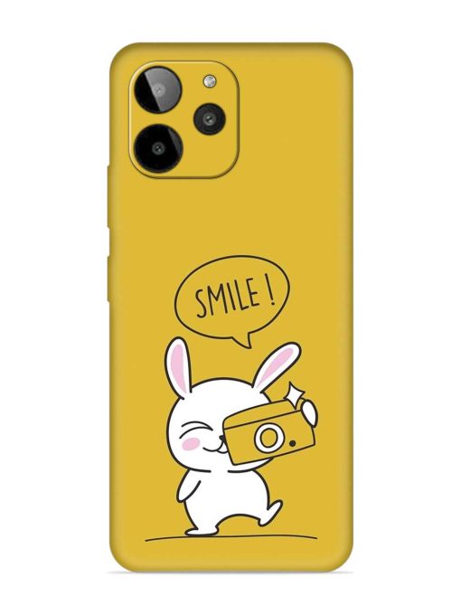 Hey Smile Please Embossed Soft Silicone Case for Lava Yuva 2 Pro Zapvi