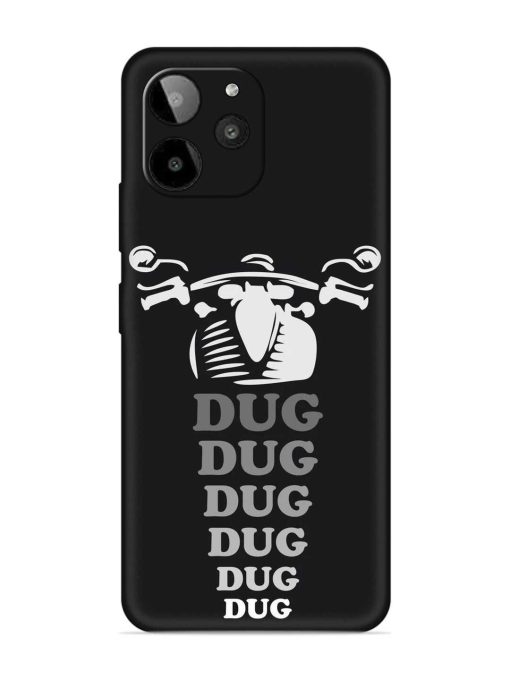 Dug Dug Dug Embossed Soft Silicone Case for Lava Yuva 2 Pro Zapvi