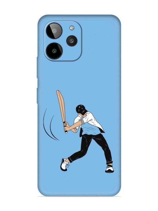 Cricket Gully Boy Embossed Soft Silicone Case for Lava Yuva 2 Pro Zapvi