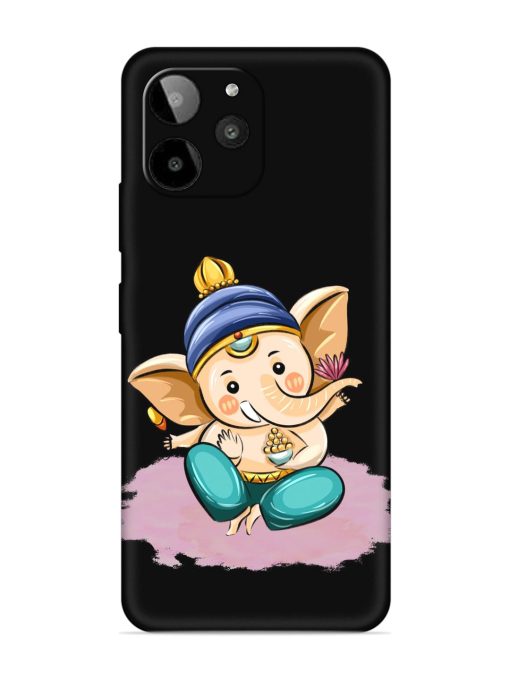 Bal Ganesh Vector Art Embossed Soft Silicone Case for Lava Yuva 2 Pro Zapvi