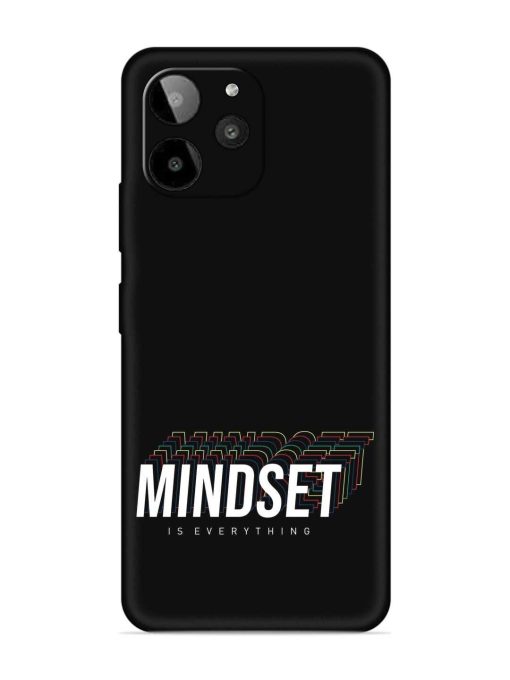 Mindset Everything Slogan Embossed Soft Silicone Case for Lava Yuva 2 Pro Zapvi