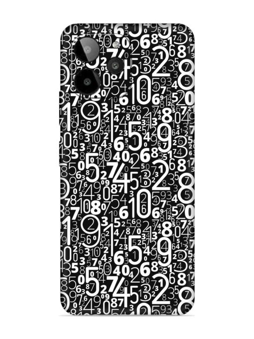 Many Numbers Different Embossed Soft Silicone Case for Lava Yuva 2 Pro Zapvi