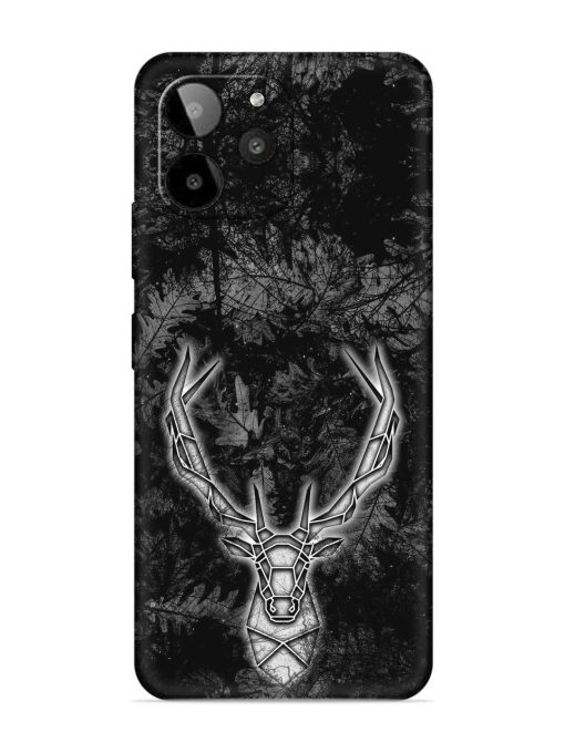 Ancient Deer Embossed Soft Silicone Case for Lava Yuva 2 Pro Zapvi