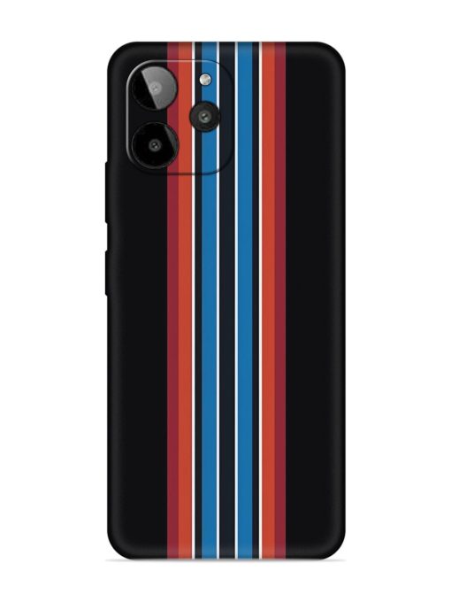 Vertical Strips Embossed Soft Silicone Case for Lava Yuva 2 Pro Zapvi