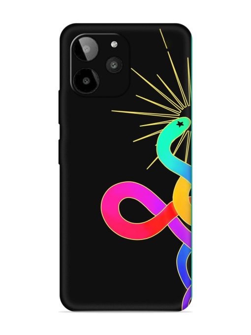 Art Geometric Abstraction Embossed Soft Silicone Case for Lava Yuva 2 Pro Zapvi