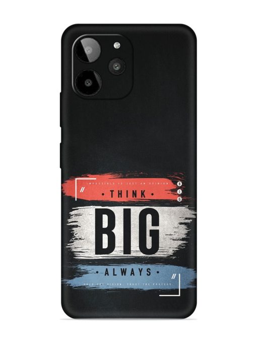 Think Big Always Embossed Soft Silicone Case for Lava Yuva 2 Pro Zapvi