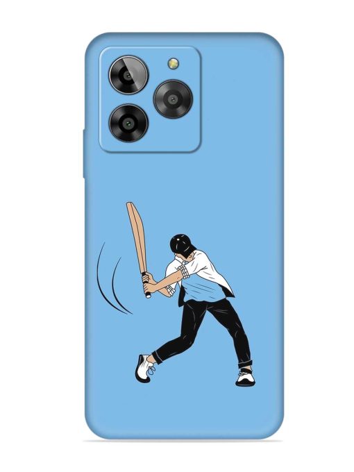 Cricket Gully Boy Embossed Soft Silicone Case for Lava Yuva 3 Zapvi