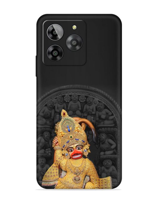 Indian Gold Hanuman Embossed Soft Silicone Case for Lava Yuva 3