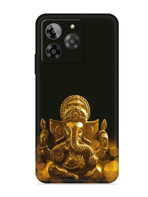 Lord Ganesha Indian Festival Embossed Soft Silicone Case for Lava Yuva 3 Zapvi