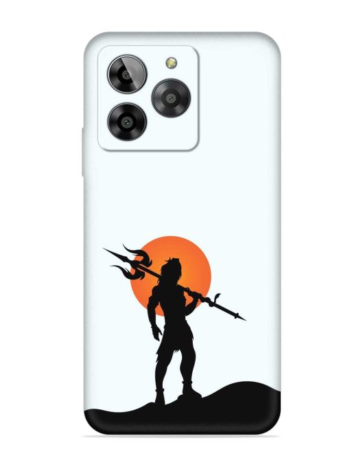 Lord Mahadev Trendy Embossed Soft Silicone Case for Lava Yuva 3 Zapvi