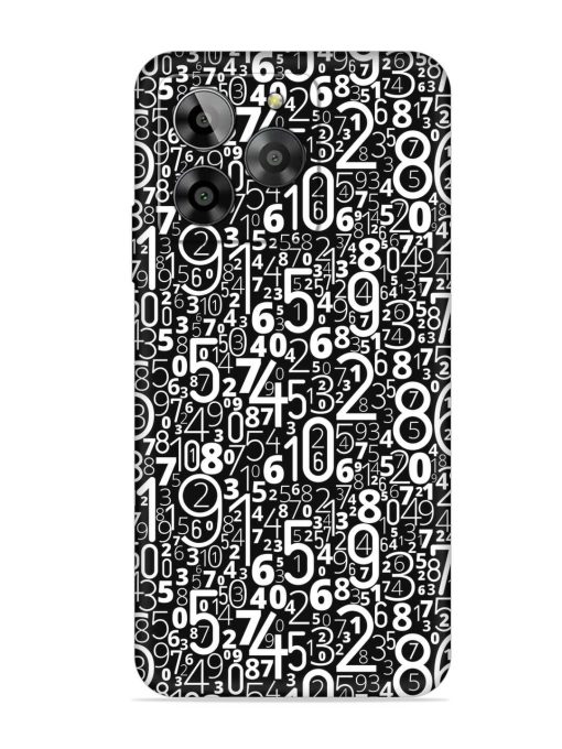 Many Numbers Different Embossed Soft Silicone Case for Lava Yuva 3