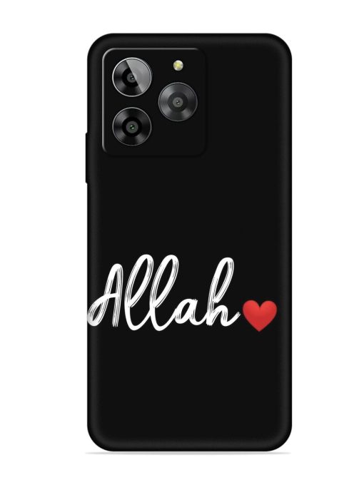 Allah Embossed Soft Silicone Case for Lava Yuva 3 Zapvi