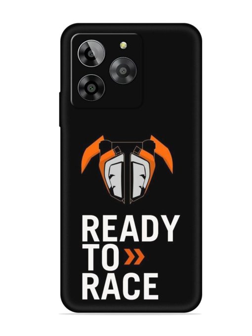 Ready To Race Embossed Soft Silicone Case for Lava Yuva 3