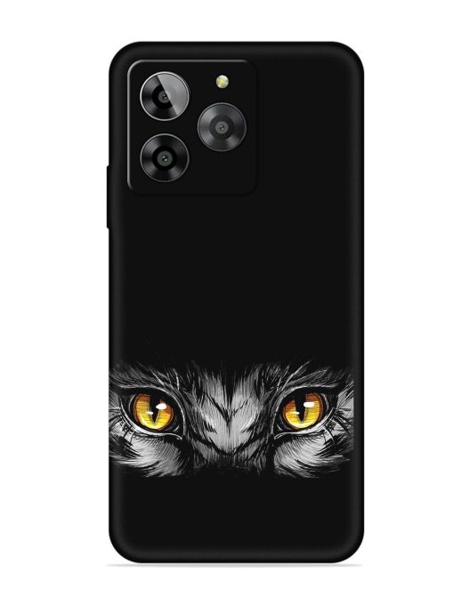 Scary Eye Embossed Soft Silicone Case for Lava Yuva 3 Zapvi