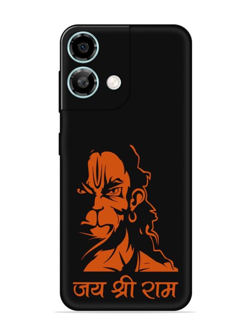 Angry Hanuman Embossed Soft Silicone Case for Lava Yuva 3 Pro Zapvi