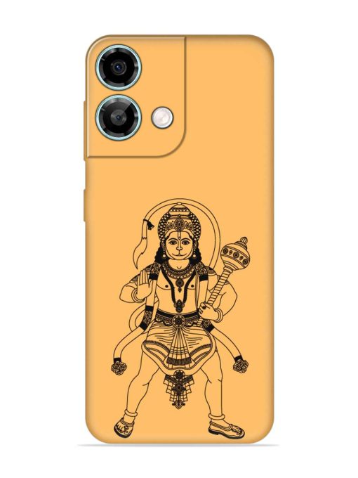 Indian God Hanuman Embossed Soft Silicone Case for Lava Yuva 3 Pro Zapvi