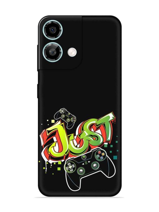 Graffiti Gamepad Illustration Embossed Soft Silicone Case for Lava Yuva 3 Pro Zapvi