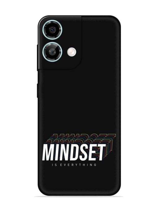 Mindset Everything Slogan Embossed Soft Silicone Case for Lava Yuva 3 Pro Zapvi