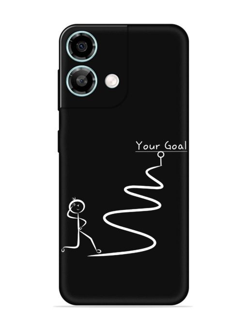 Your Goal Embossed Soft Silicone Case for Lava Yuva 3 Pro